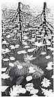 MC Escher Three Worlds by Unknown Artist